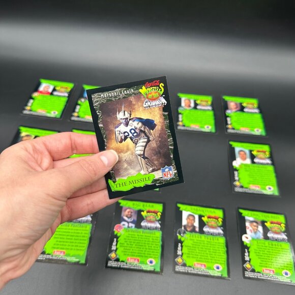 Vintage Football Cards 1994 Monsters Of The Gridiron NFL Lot Of 15 Sports Faulk - Picture 3 of 5